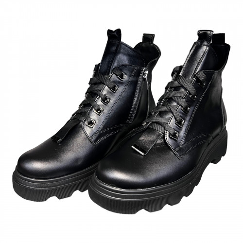 Ботинки Женские кожаные ROMAX 3201 (319) черный