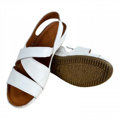 Босоножки Женские кожаные Paloma 7073 белый
