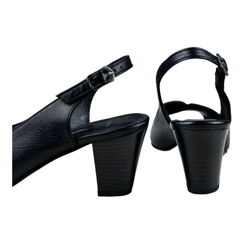 Босоніжки Жіночі шкіряні POYRAZ 0318 SIYAH