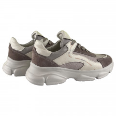 Кроссовки Женские кожаные VLADEKS 1261-3 бежевый