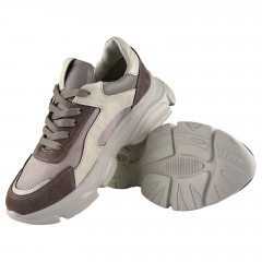 Кроссовки Женские кожаные VLADEKS 1261-3 бежевый