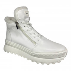 Кросівки жіночі шкіряні VLADEKS 1462 05 білий хутро