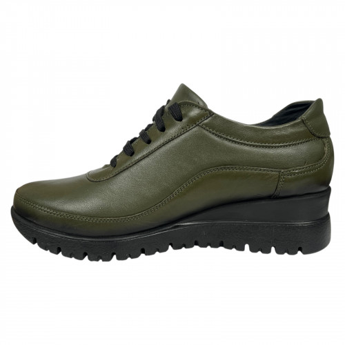 Туфли женские кожаные VIOLETA 2029 45 хаки