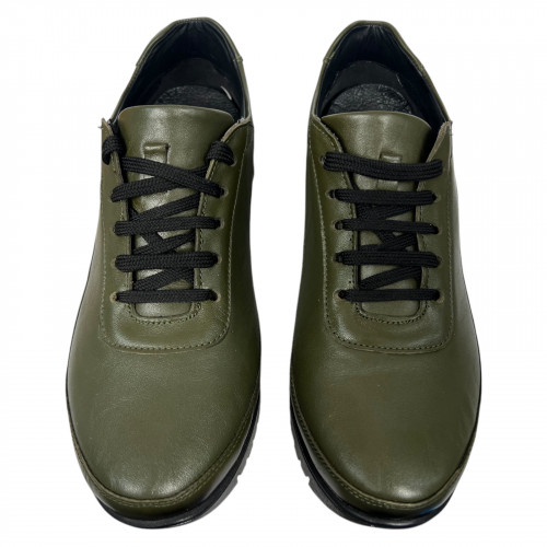 Туфли женские кожаные VIOLETA 2029 45 хаки