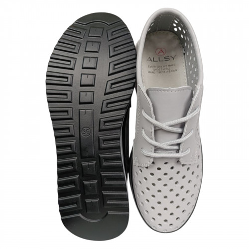 Кроссовки женские ALLSY 199167 бежевые