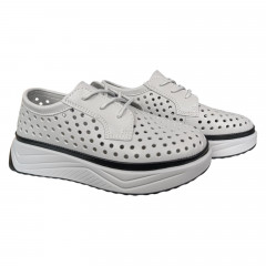 Кроссовки женские ALLSY 199167 бежевые