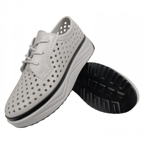 Кроссовки женские ALLSY 199167 бежевые