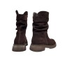 Черевики жіночі замшеві ANDALINI 2606 25 шоколад хутро