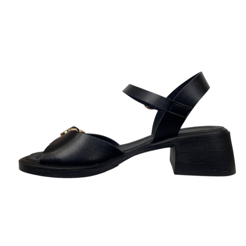 Босоножки женские кожаные FOOT STEP 248 01 черные 