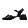 Босоножки женские кожаные FOOT STEP 248 01 черные 