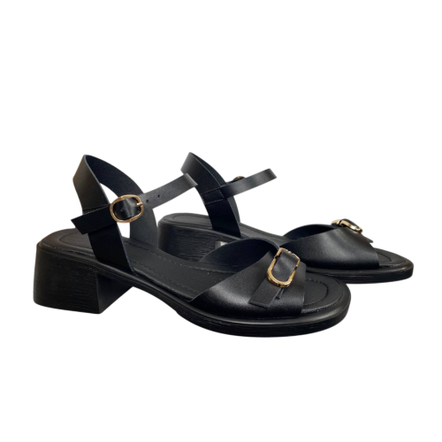 Босоножки женские кожаные FOOT STEP 248 01 черные 