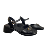 Босоножки женские кожаные FOOT STEP 248 01 черные 