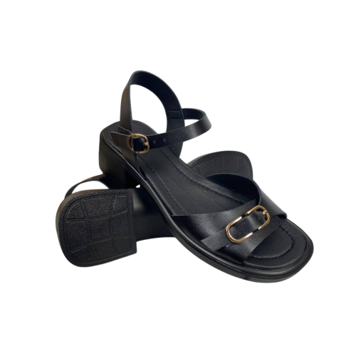 Босоножки женские кожаные FOOT STEP 248 01 черные 