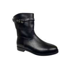 Ботинки женские кожаные Andalini 2717 01 черные байки