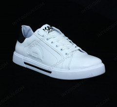 Кеды Мужские кожаные ENERGY 0215 белые карл