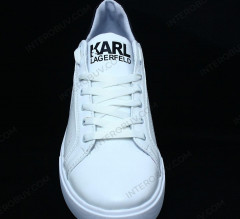 Кеды Мужские кожаные ENERGY 0215 белые карл