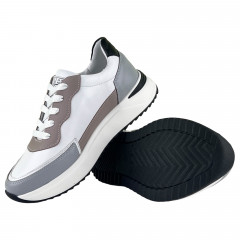 Кроссовки Женские кожаные VLADEKS 1258 белый