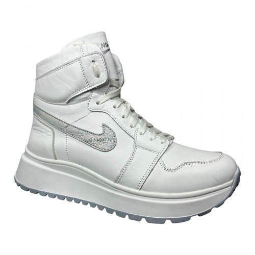 Кросівки жіночі шкіряні DINO RICHI 392 05 білий nike хутро