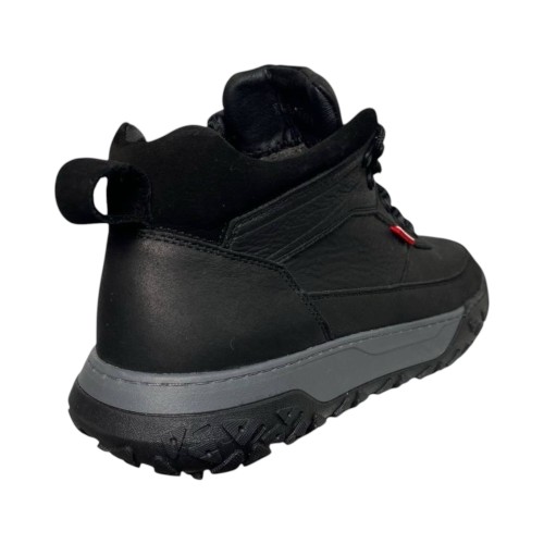 Черевики чоловічі шкіряні HAMMA 197 46 чорні хутро