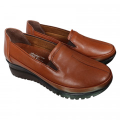 Туфли женские кожаные VIOLETA SUS 1001 08 коричневые