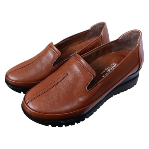 Туфли женские кожаные VIOLETA SUS 1001 08 коричневые