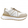 Кроссовки женские кожаные ALLSY 198534 бежевые
