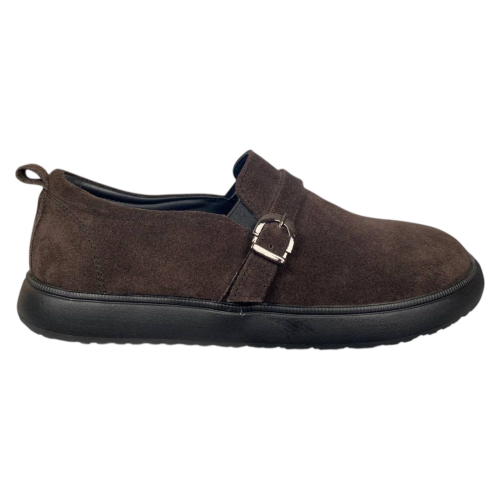 Лоферы женские замшевые BLESSO 257 25 шоколад