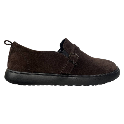 Лоферы женские замшевые BLESSO 257 25 шоколад