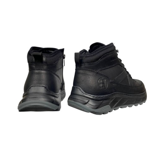 Черевики чоловічі шкіряні HAMMA 363 01 чорні хутро