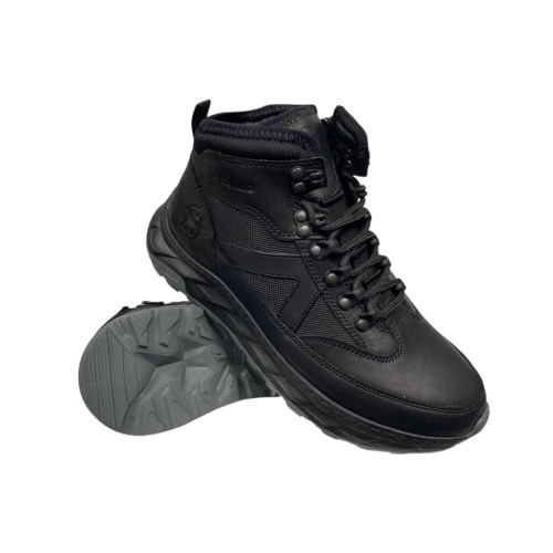 Черевики чоловічі шкіряні HAMMA 363 01 чорні хутро