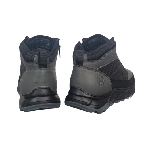 Черевики чоловічі шкіряні HAMMA 363 46 сірі хутро