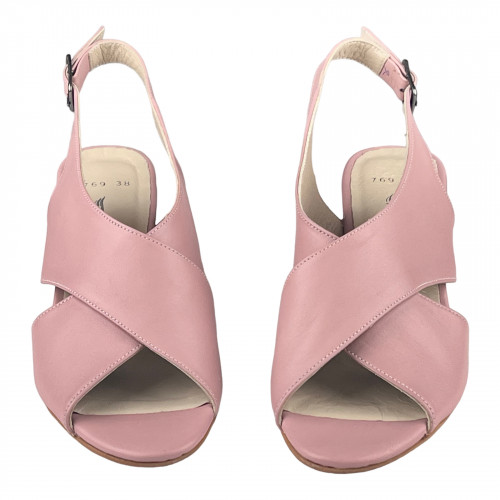 Босоніжки Жіночі шкіряні POYRAZ 796 pudra