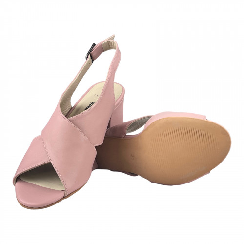 Босоніжки Жіночі шкіряні POYRAZ 796 pudra