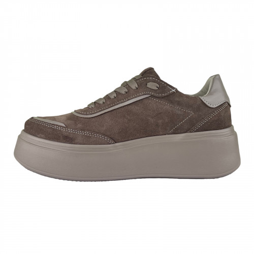 Кеды Женские замшевые на платформе VLADEKS 1263 капучино.