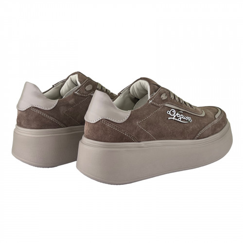 Кеды Женские замшевые на платформе VLADEKS 1263 капучино.