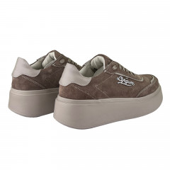 Кеды Женские замшевые на платформе VLADEKS 1263 капучино.