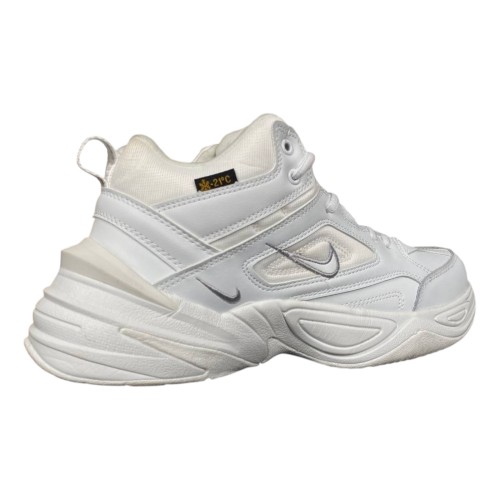 Кросівки Чоловічі шкіряні NIKE A2640-2 білий хутро