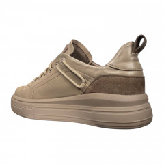 Кроссовки женские кожаные ALEXA 615 бежевые