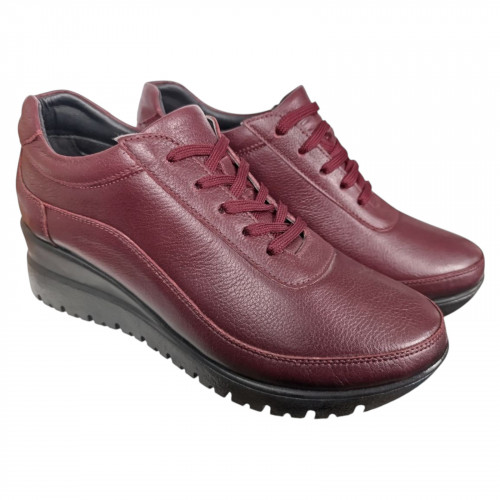 Туфли женские кожаные VIOLETA 2029 12 бордовые