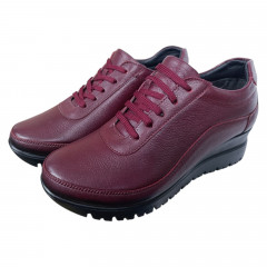 Туфли женские кожаные VIOLETA 2029 12 бордовые