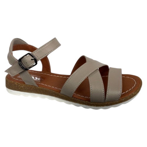 Босоножки женские BLESSO C209 14 кожаные бежевые