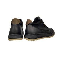 Черевики чоловічі шкіряні HAMMA 365 01 чорні хутро