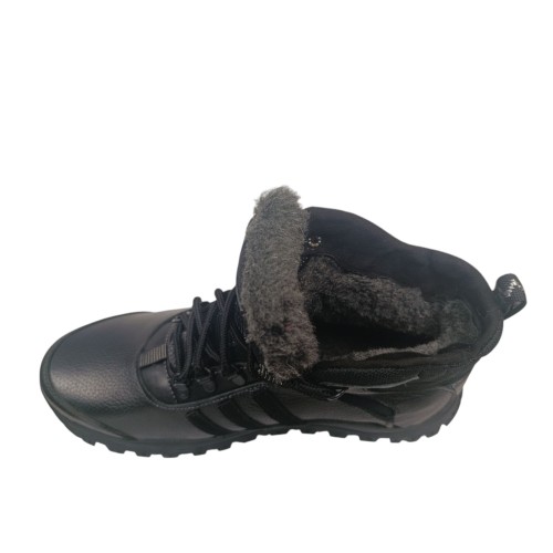 Черевики чоловічі шкіряні GULLIVER Б54 01 чорні хутро