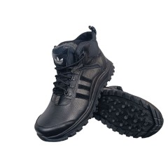 Черевики чоловічі шкіряні GULLIVER Б54 01 чорні хутро