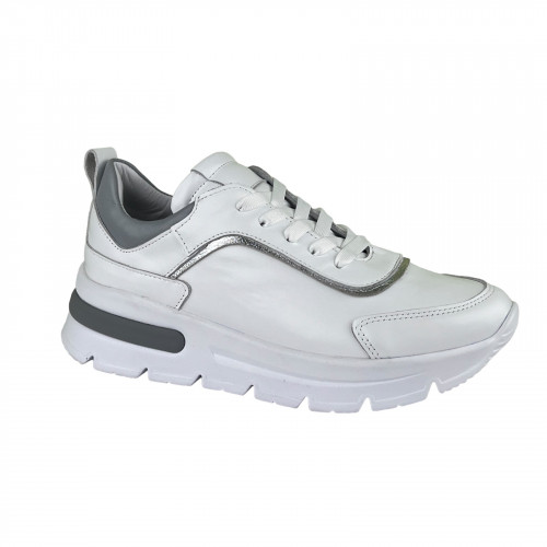 Кроссовки Женские кожаные VLADEKS 1259 белый