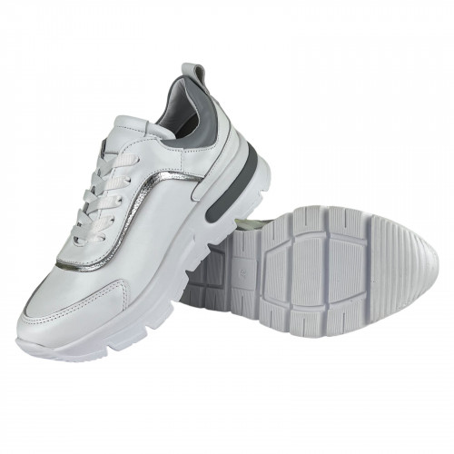 Кроссовки Женские кожаные VLADEKS 1259 белый