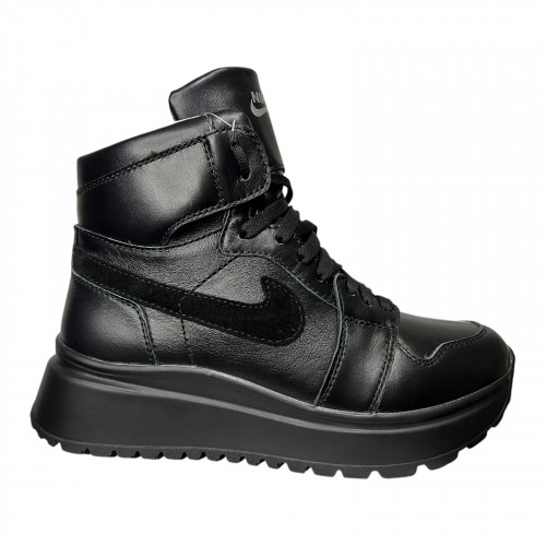 Кроссовки женские кожаные DINO RICHI 392 01 черный nike мех 