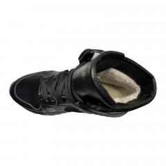 Кроссовки женские кожаные DINO RICHI 392 01 черный nike мех 