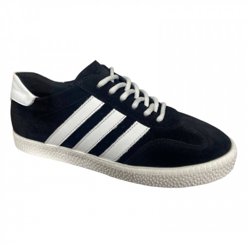 Кеди жіночі замшеві U.SPIRIT 2014 01 чорні білі