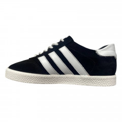 Кеды женские замшевые U.SPIRIT 2014 01 черные белые